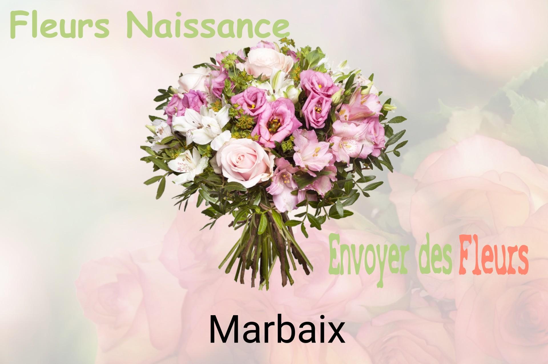 Bouquet de fleurs de naissance livré à Marbaix